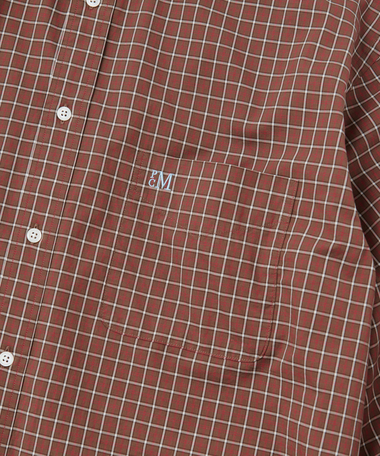 PCM BUTTON DOWN SHIRT-CHECK
