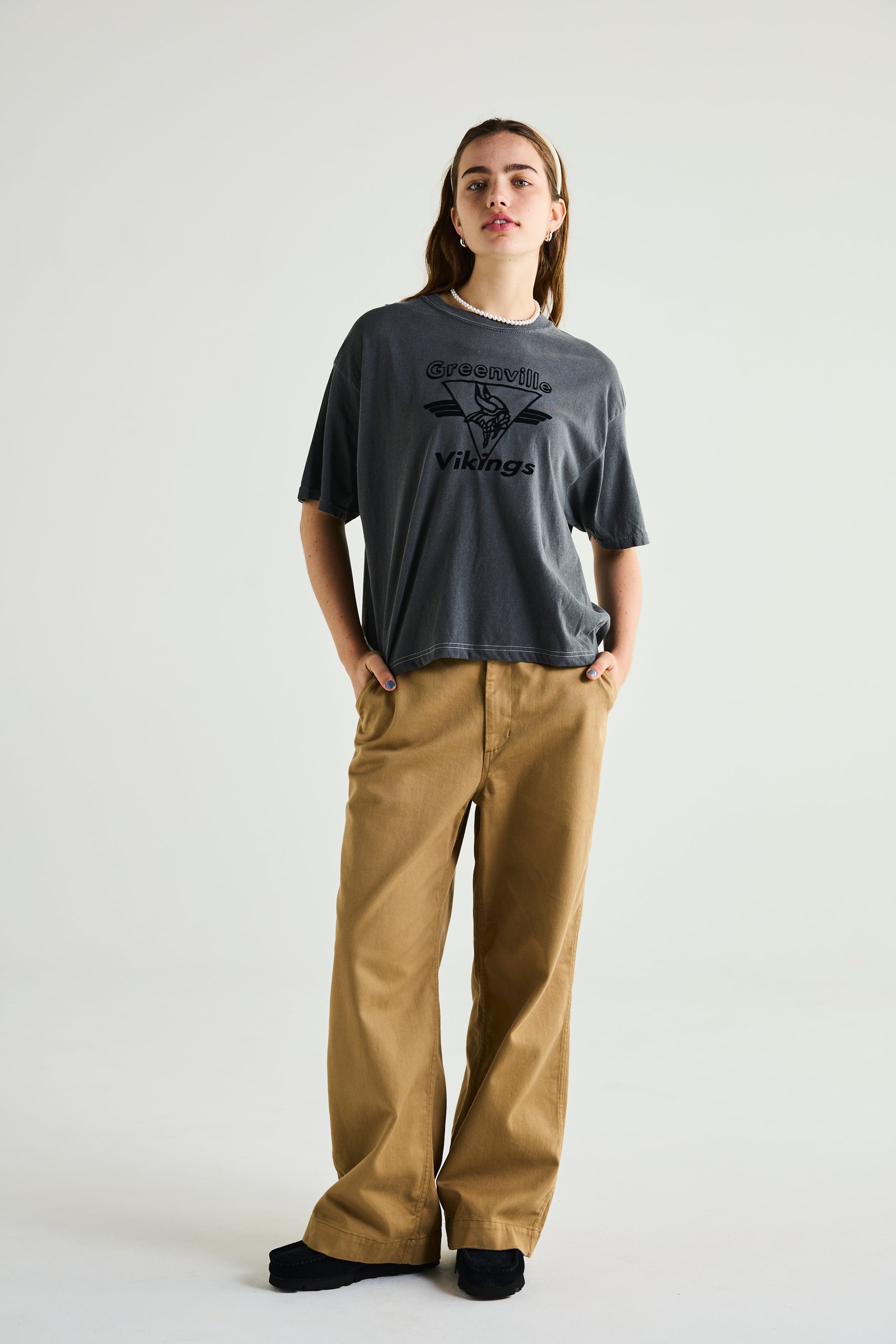 PC CLASSIC ART LOOSE TEE 'Vikings'/クラシックアートルーズTシャツ