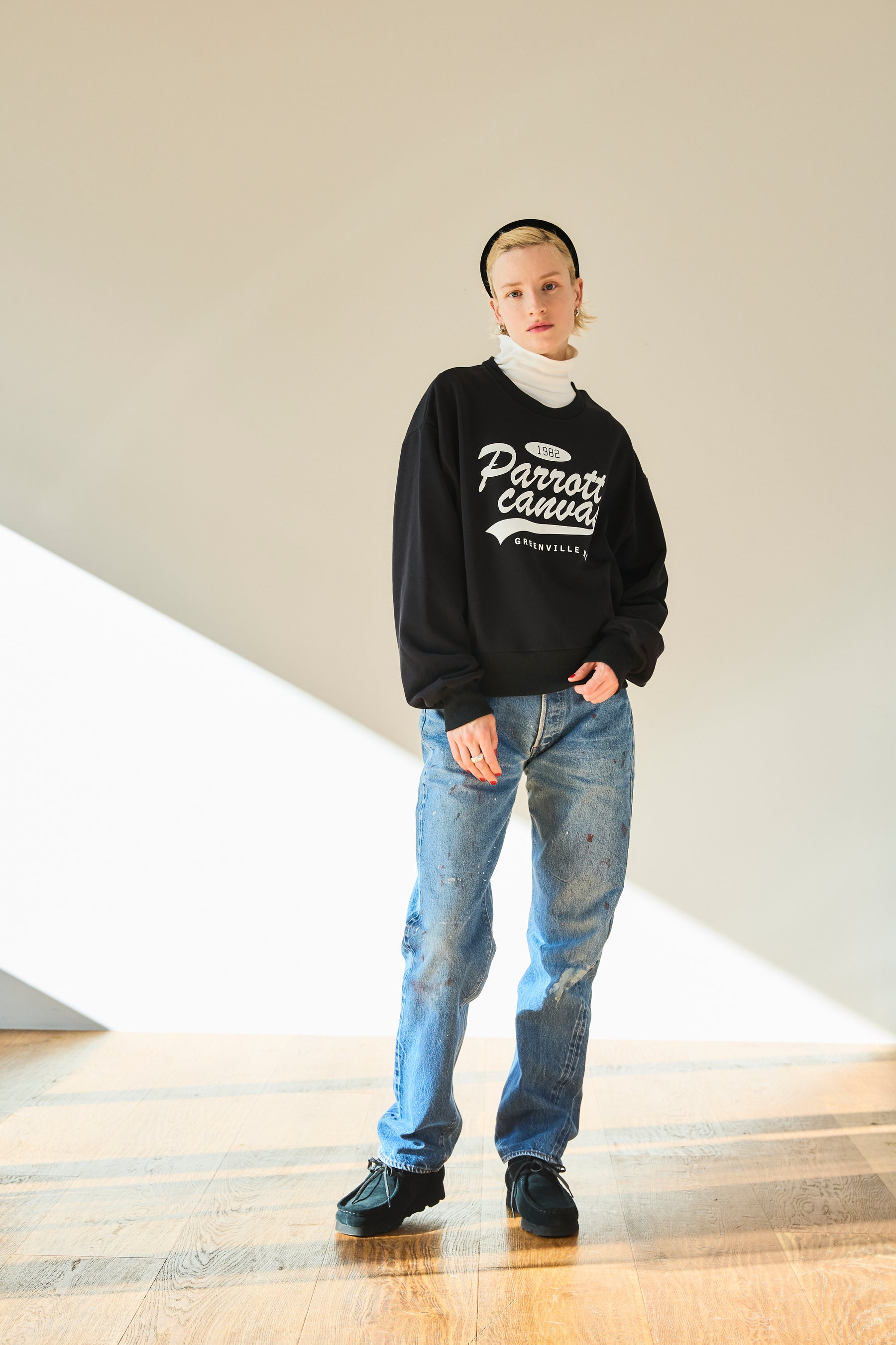 PC ATHLETIC LOGO CREW SWEAT