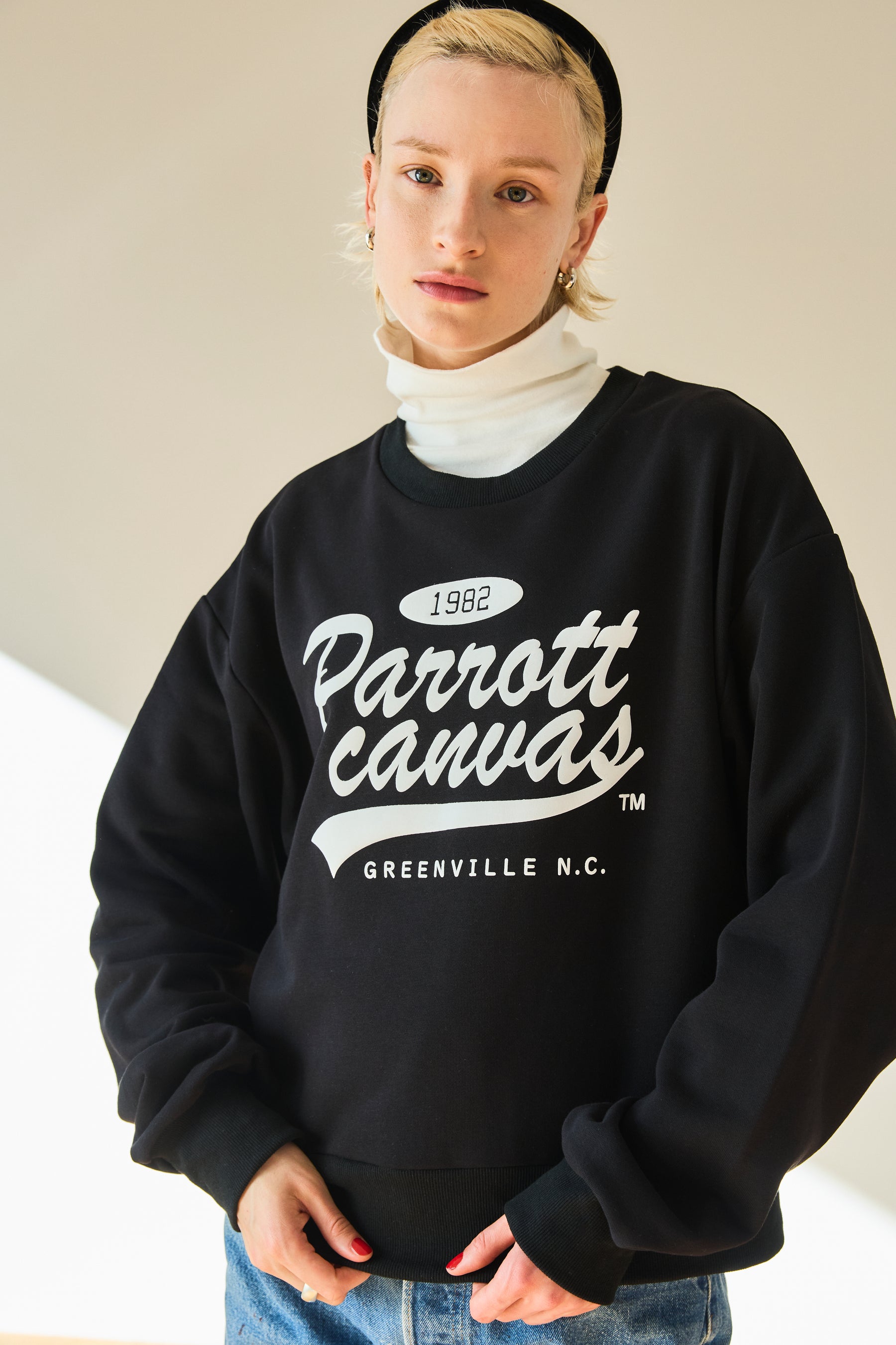 PC ATHLETIC LOGO CREW SWEAT