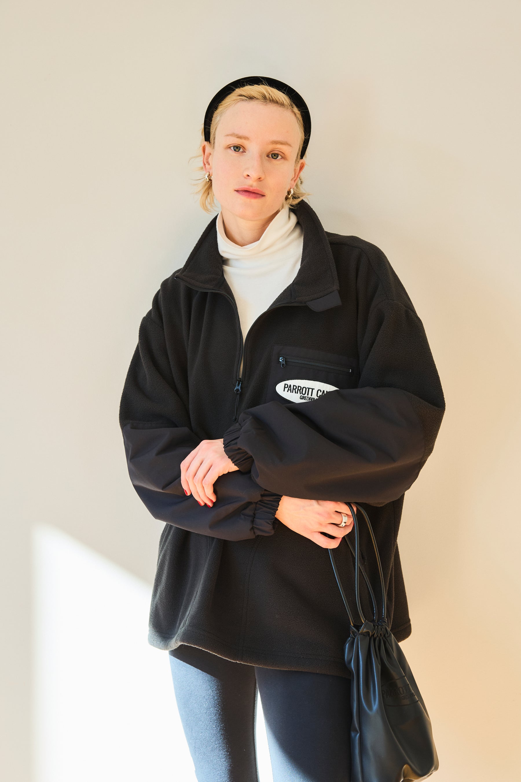 FLEECE HALF ZIP PULLOVER