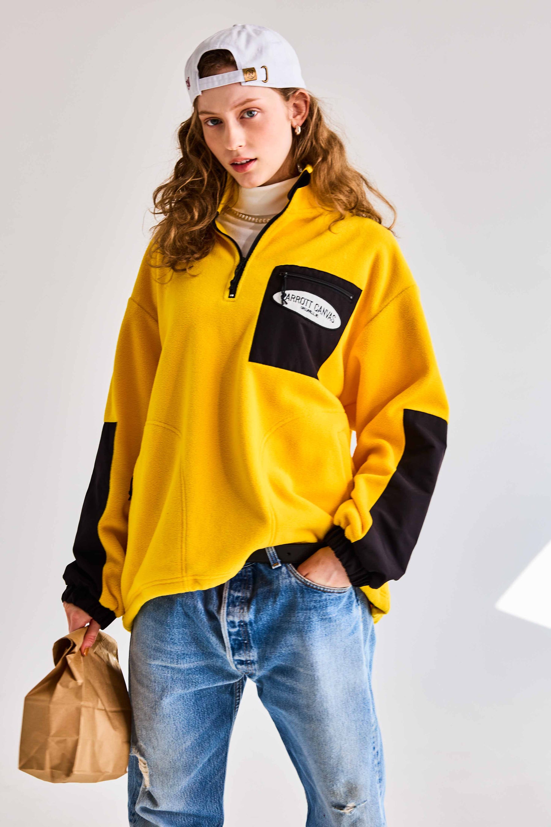 FLEECE HALF ZIP PULLOVER