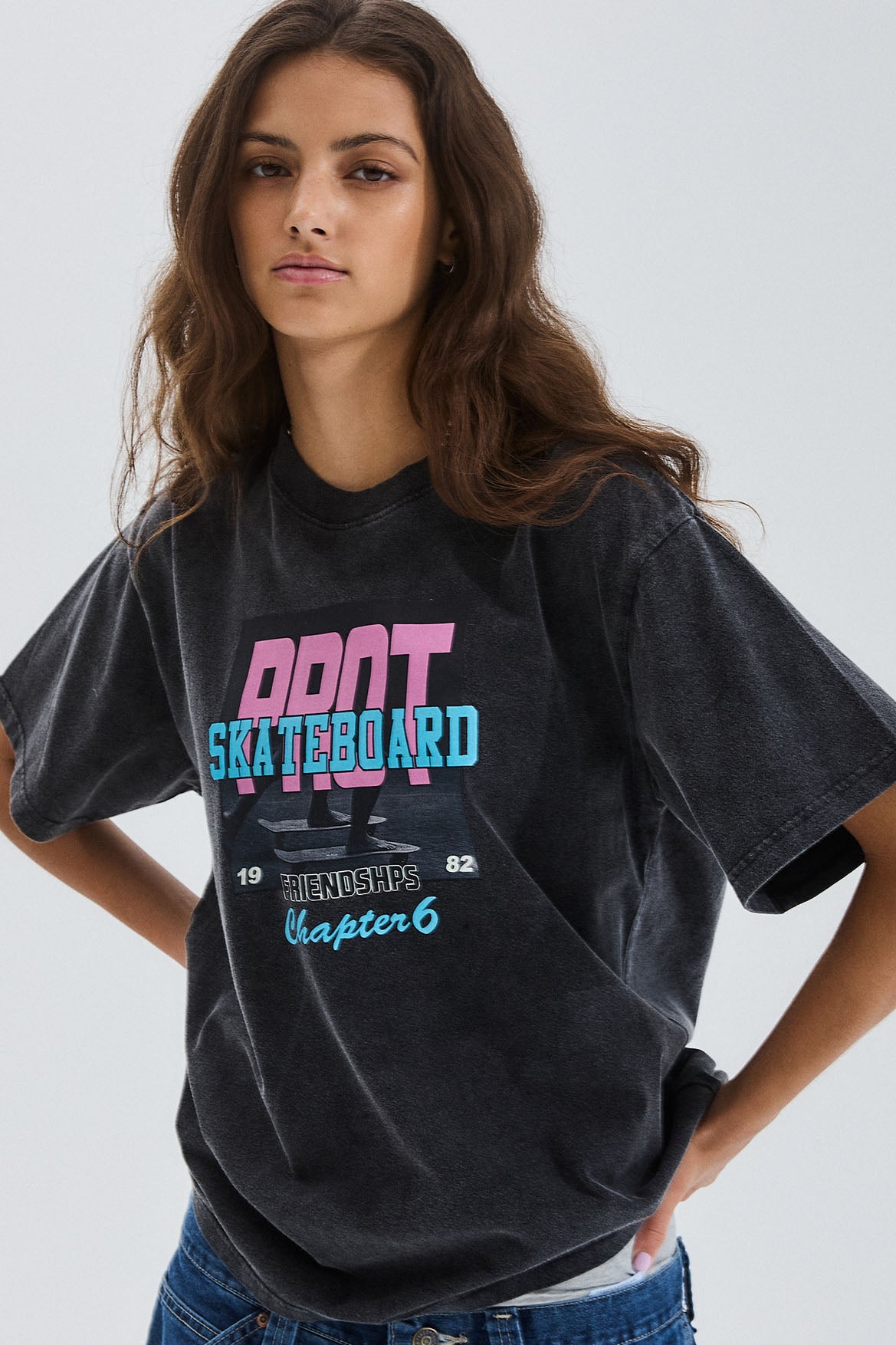 Vintage Print S/S T-shirt ”Chapter6”