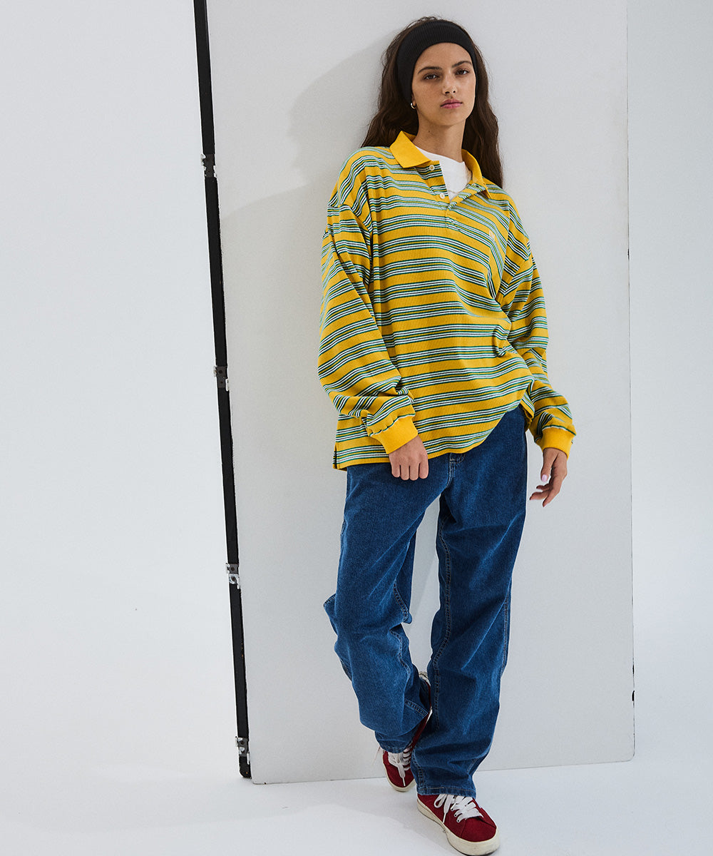 PARROTT CANVAS公式】PCM Multi Border Polo Shirts