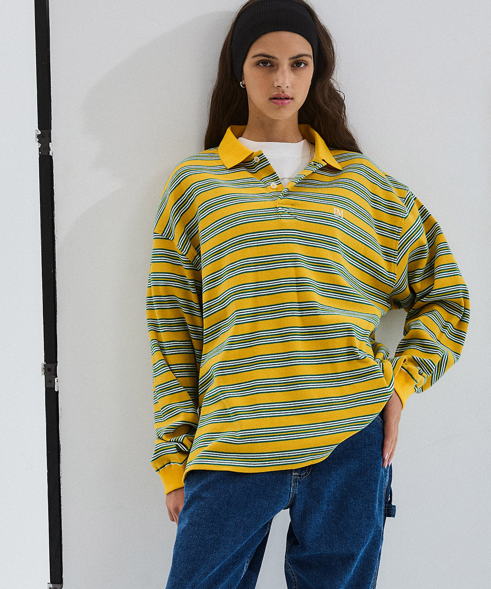 PCM Multi Border Polo Shirts