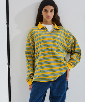 PCM Multi Border Polo Shirts