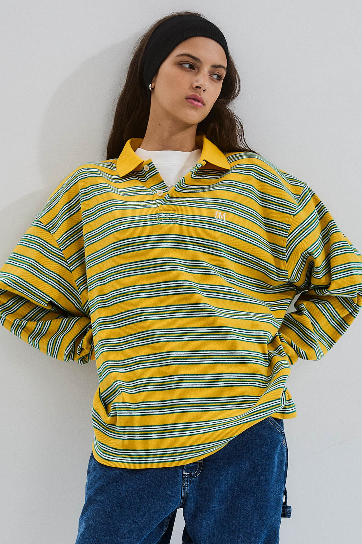 PCM Multi Border Polo Shirts