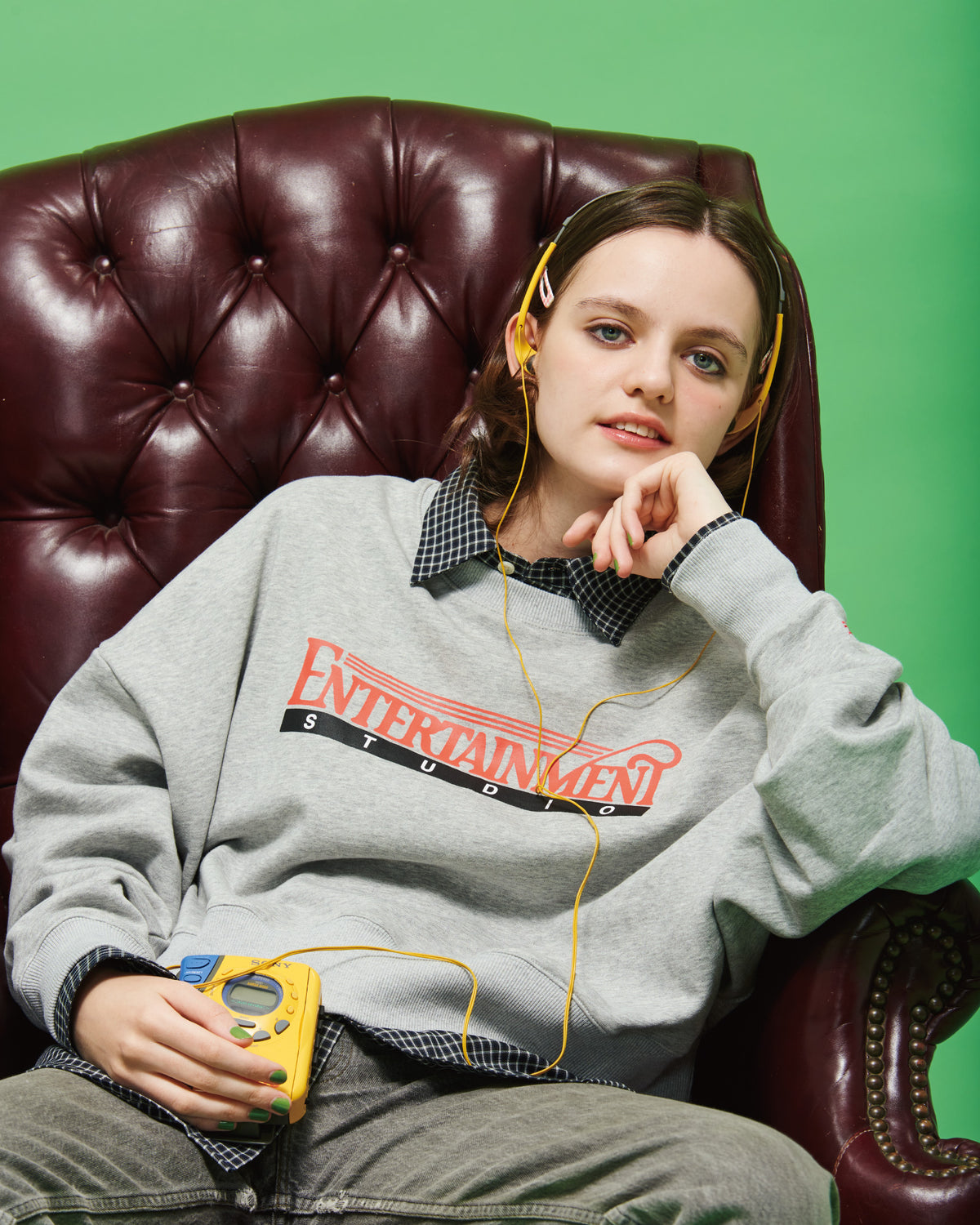 Cropped Sweat Crew Neck