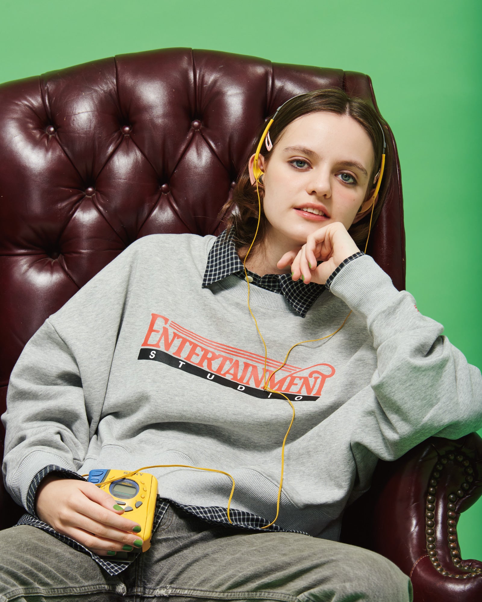 Cropped Sweat Crew Neck