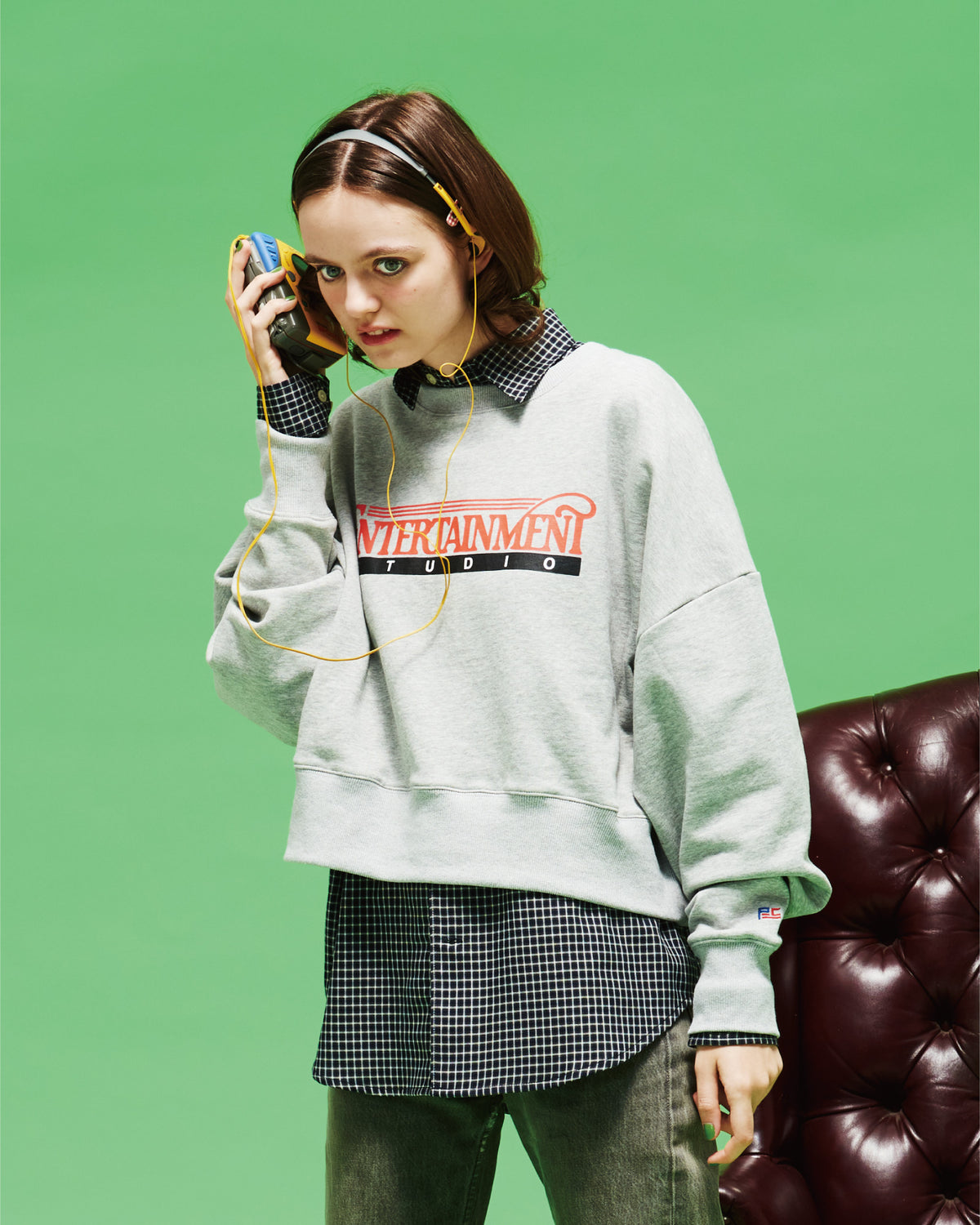 Cropped Sweat Crew Neck