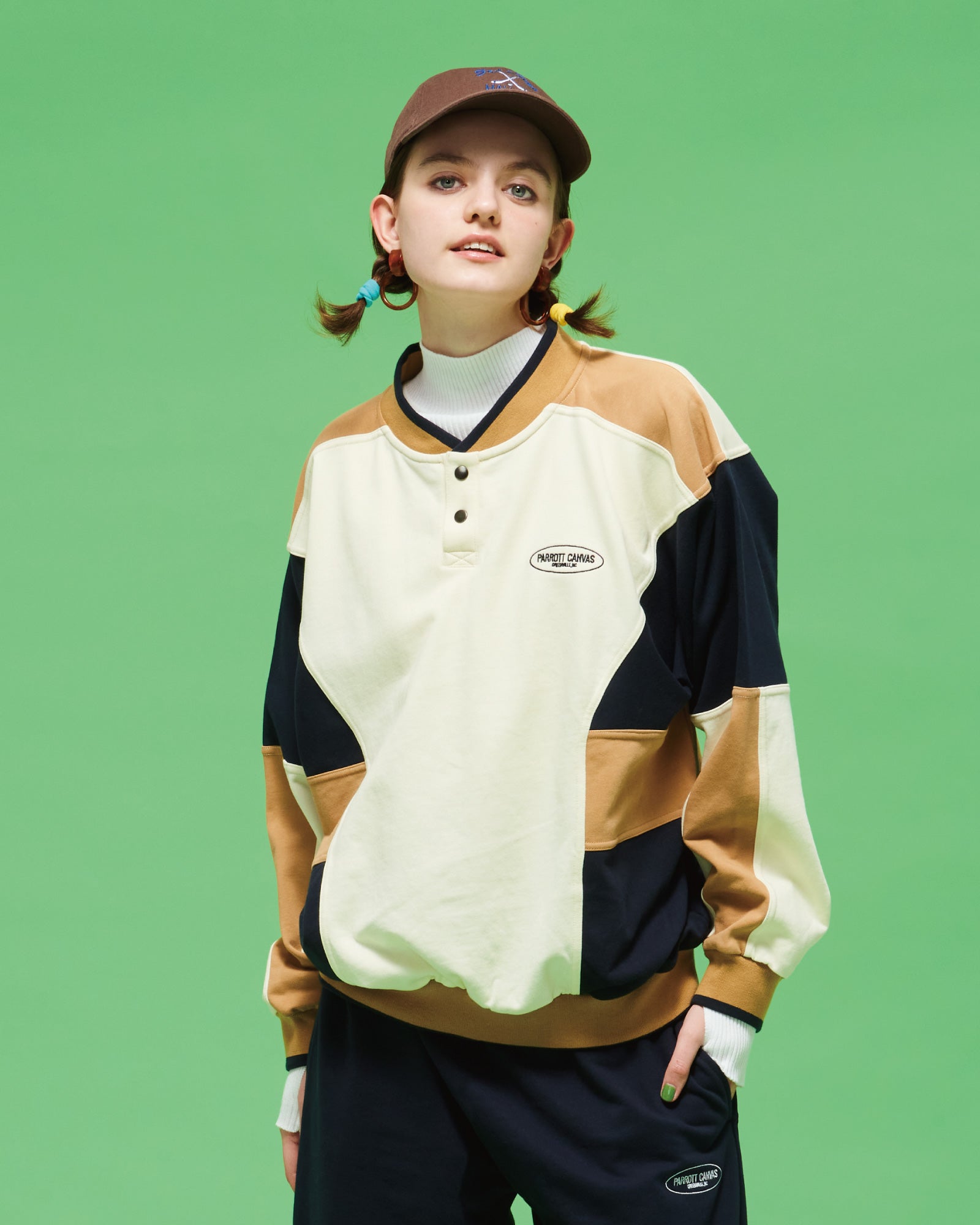 PC Panel Henley Neck