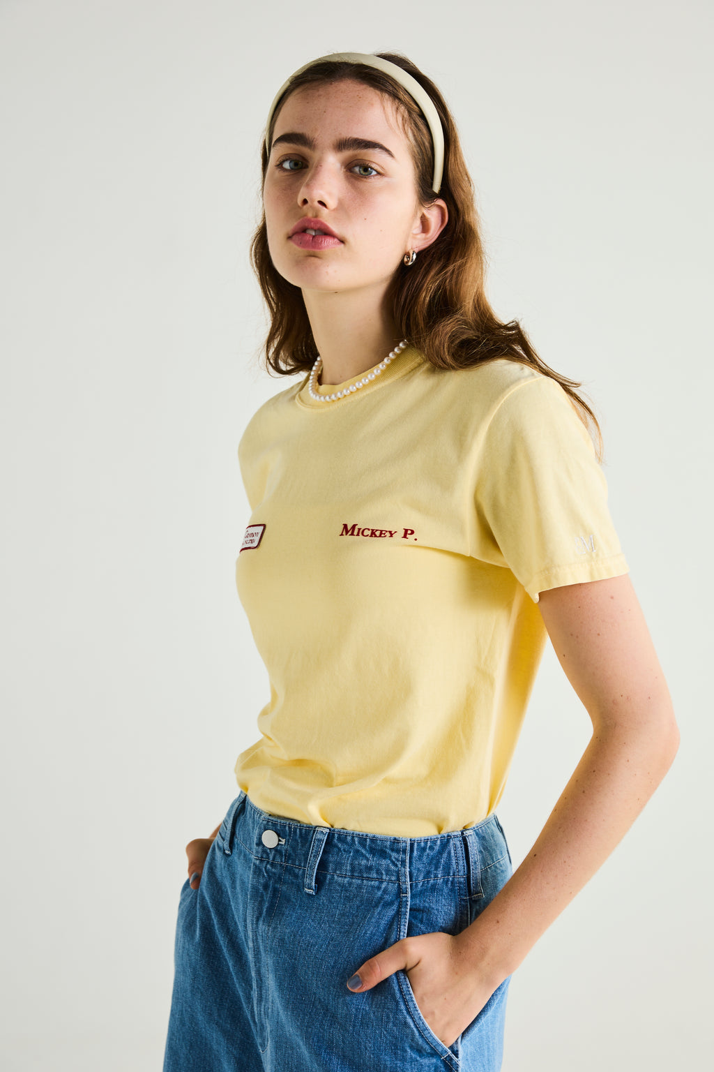tシャツ PC CLASSIC WAPPEN TEE/クラシックワッペンTシャツ レディース PARROTT CANVAS】PC CLASSIC WAPPEN TEE/クラシックワッペンTシャツ