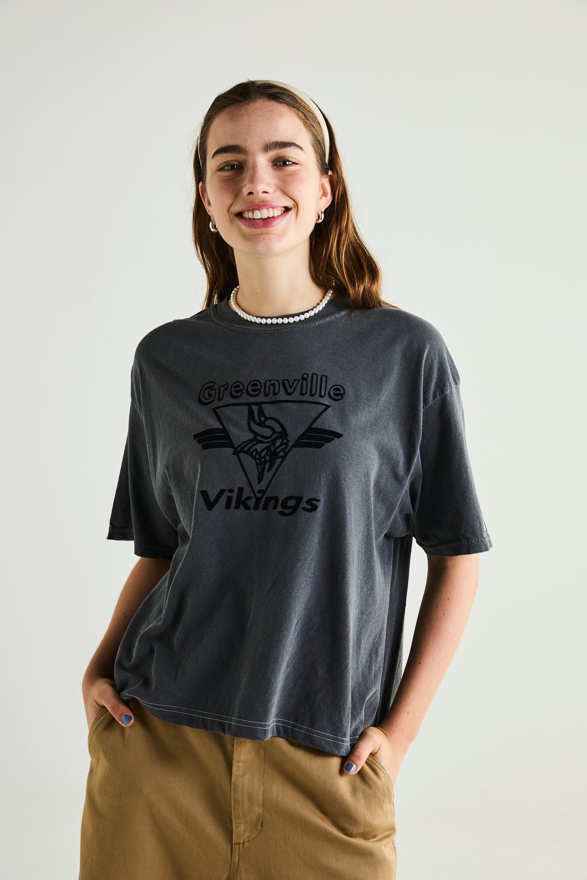 PC CLASSIC ART LOOSE TEE 'Vikings'/クラシックアートルーズTシャツ