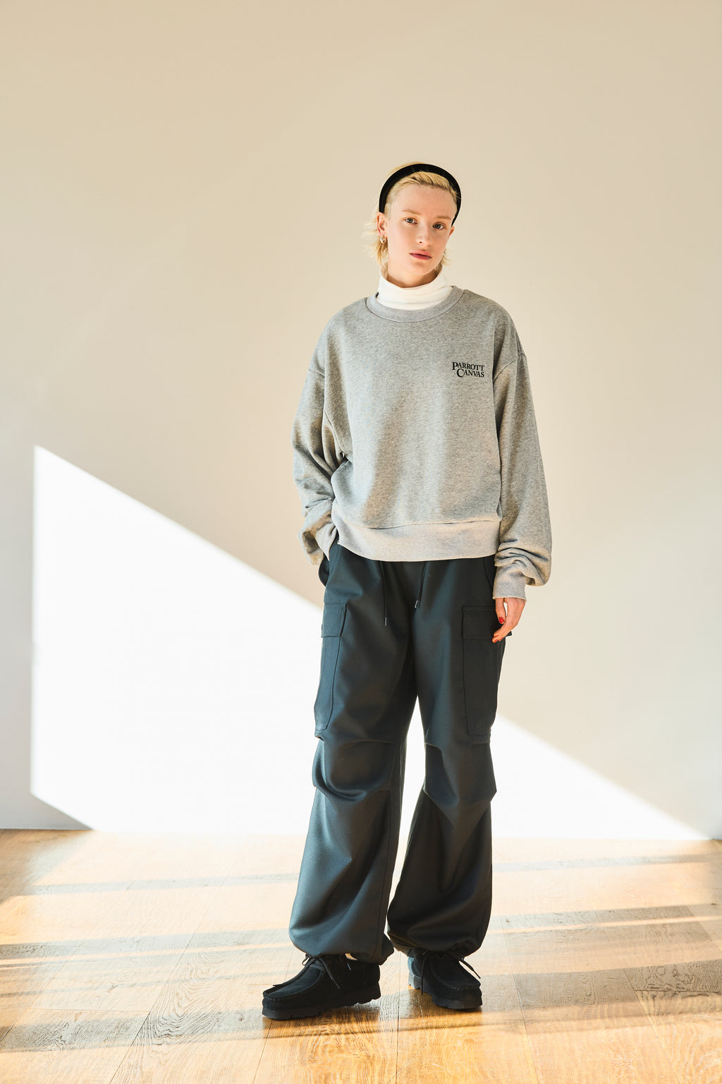 トレーナー スウェット PC Peace logo crew sweat レディース PC PEACE LOGO CREW SWEAT