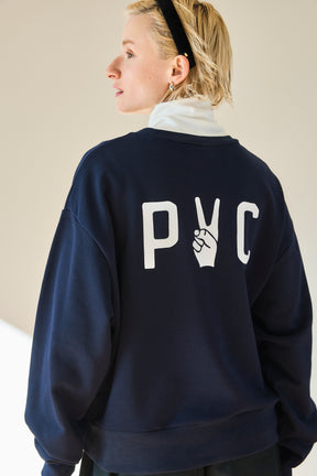 PC PEACE LOGO CREW SWEAT