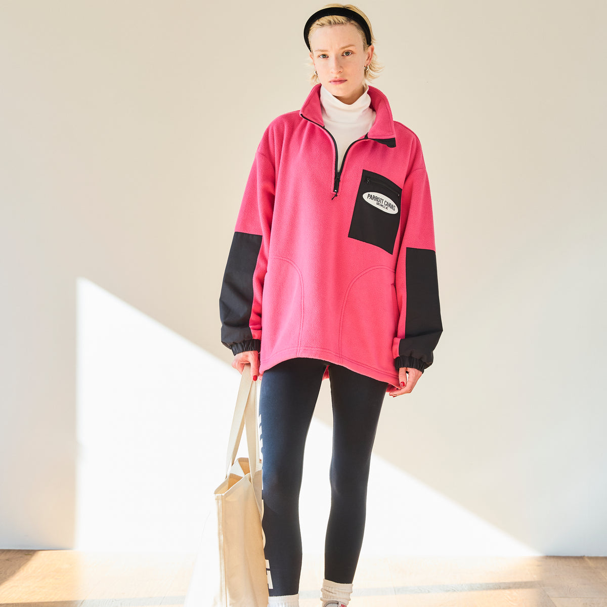 FLEECE HALF ZIP PULLOVER