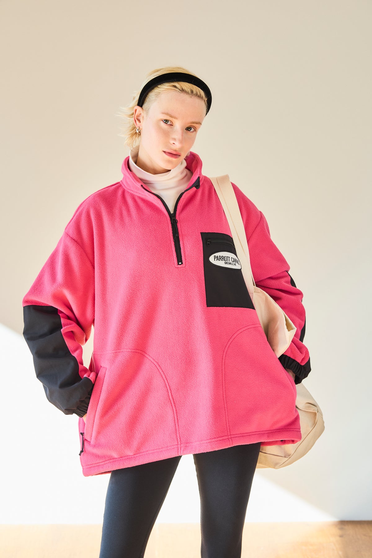 FLEECE HALF ZIP PULLOVER