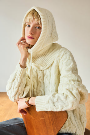 PC CABLE KNIT PULLOVER